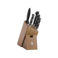 Set di coltelli con ceppo - 6-pz., naturale