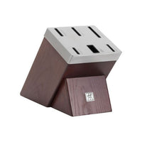 Set di coltelli con ceppo con sistema autoaffilante - 7-pz., marrone