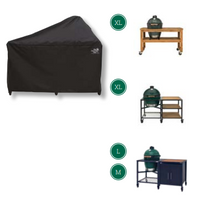 Copertura BBQ compatibile per Egg XL integrato al tavolo Acacia