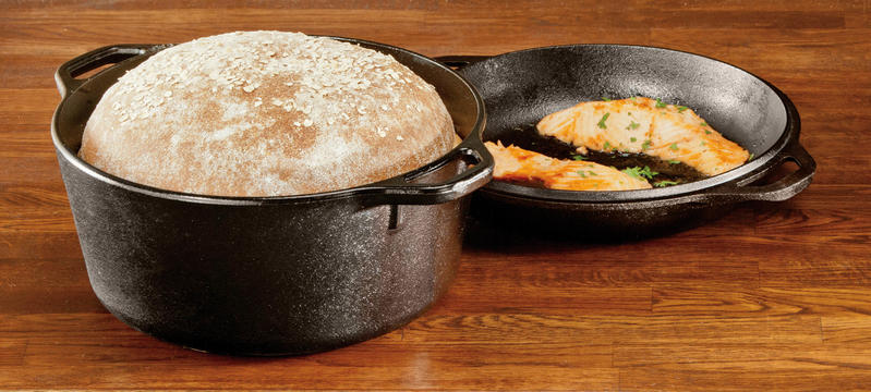 Forno Olandese in ghisa con coperchio - Lodge