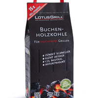 Carbonella bbq senza fumo Lotus Grill 1kg -2,5kg