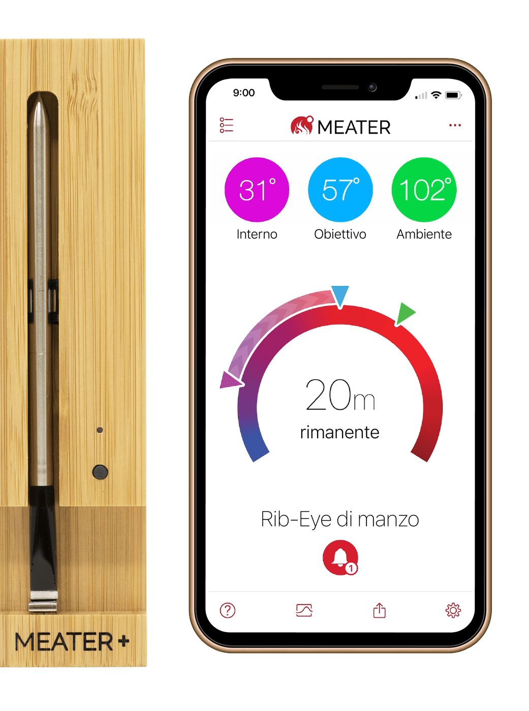 Termometro Digitale Meater Plus – MAMA kitchen store