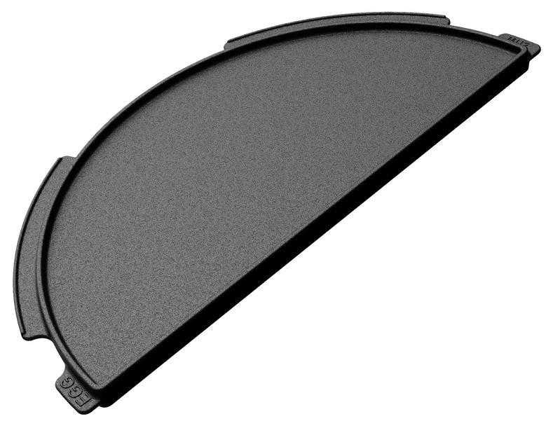 Half Cast Iron Plancha - Griglia a mezza luna con un lato liscio  Big Green Egg