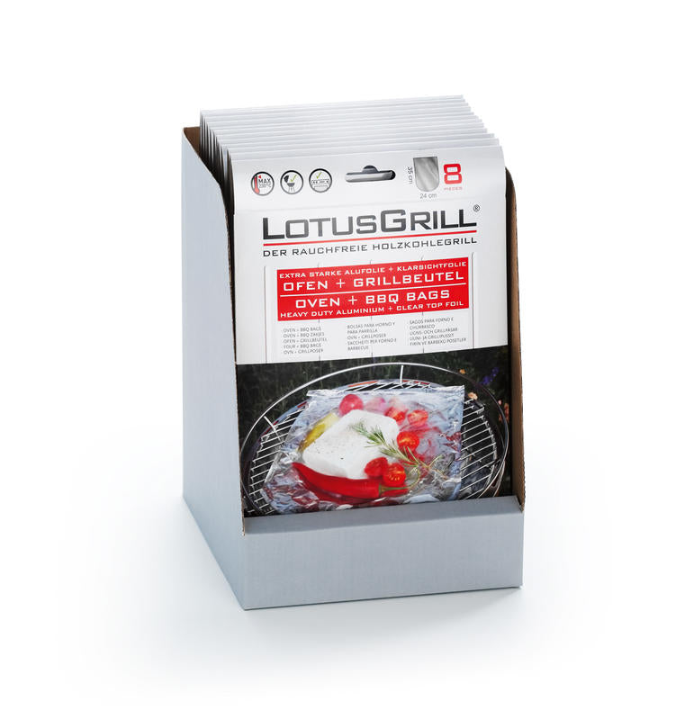 Confezione 8 Sacchetti per bbq o forno -  Lotus Grill